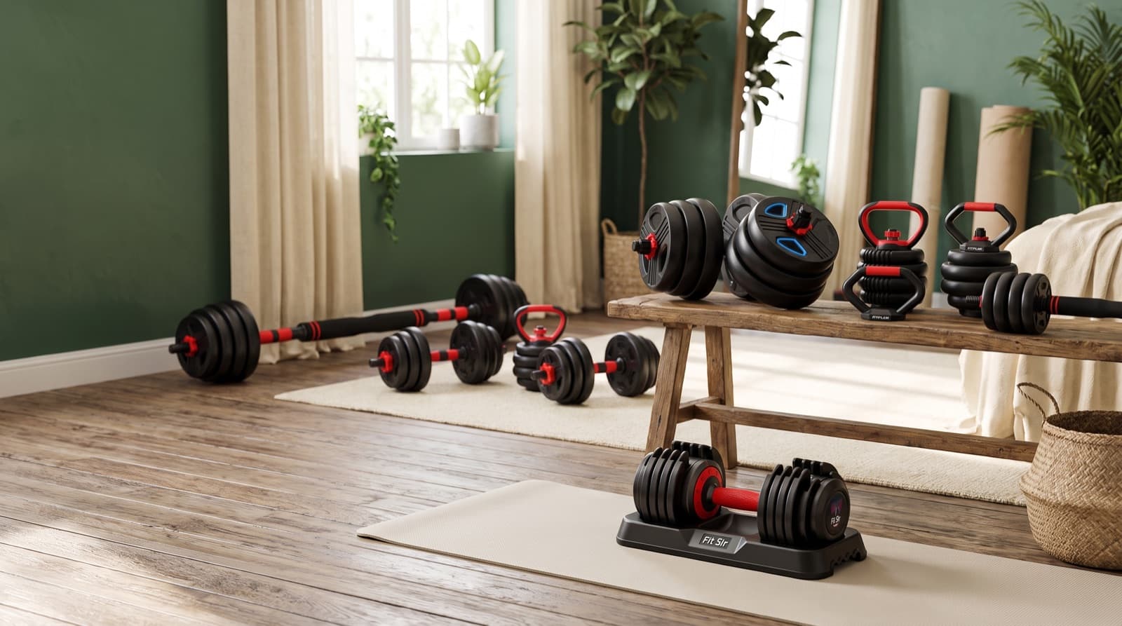 best adjustable dumbbells for home gym under 300