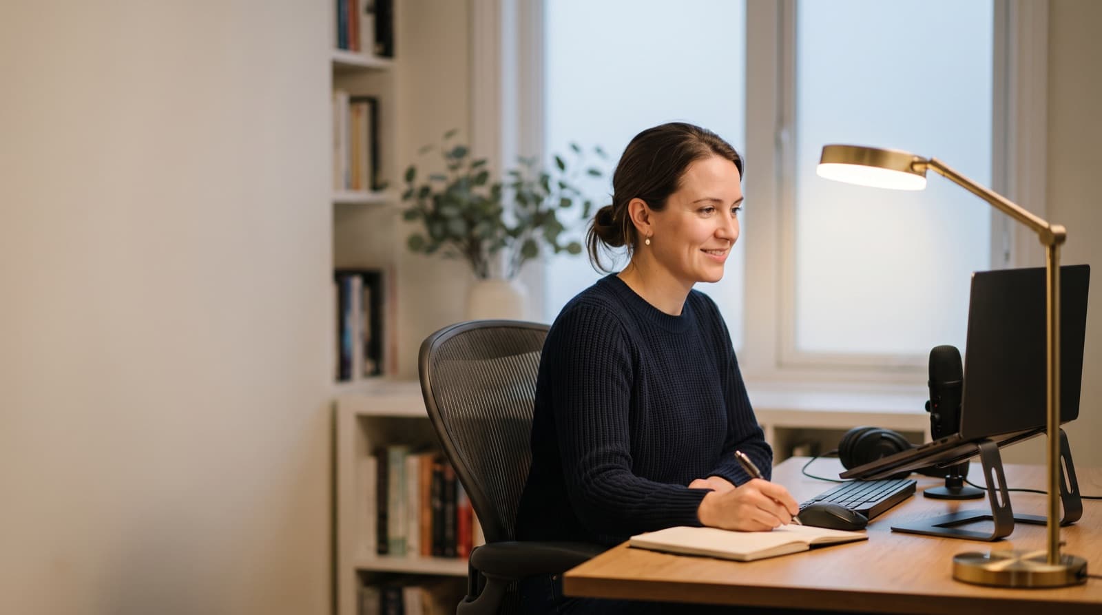 best desk lamp for eye strain and video calls