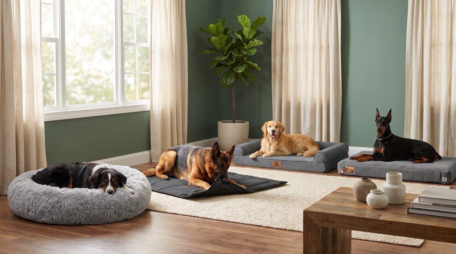best dog beds for large dogs that chew