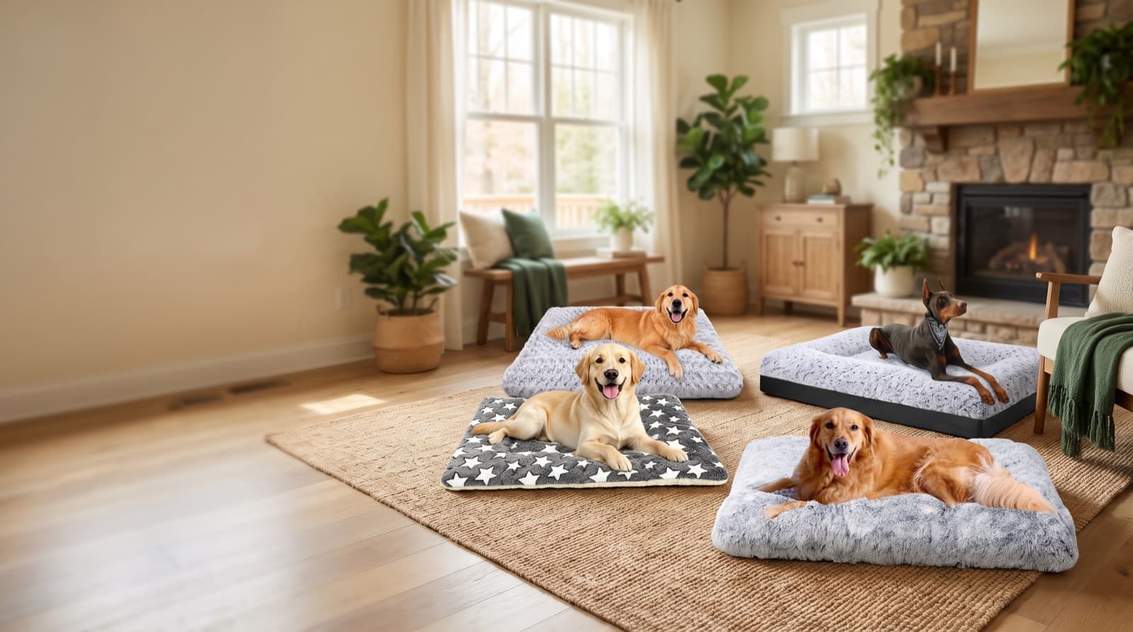 cheap dog beds for large dogs