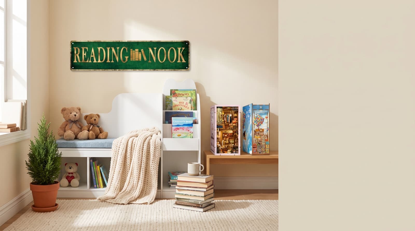 how to make a reading nook in a small bedroom