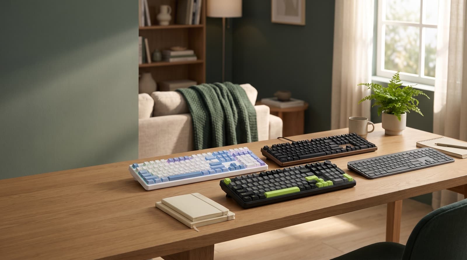 best quiet mechanical keyboard for office shared apartment